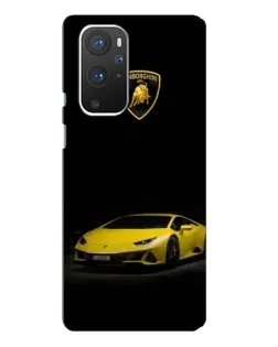 Чохол для OnePlus 9 Pro з картинкою «Lamborghini жовтий акцент»