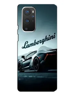 Чохол для OnePlus 9 Pro з картинкою «Класичний Lamborghini надпис»