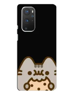 Чохол для OnePlus 9 Pro з картинкою «Пушин на чорному»