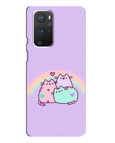 Чохол для OnePlus 9 Pro з картинкою «Веселкові Пушини» Чохол для OnePlus 9 Pro з картинкою «Веселкові Пушини»