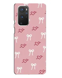 Чохол для OnePlus 9 Pro з картинкою «Серця та банти» Чохол для OnePlus 9 Pro з картинкою «Серця та банти»