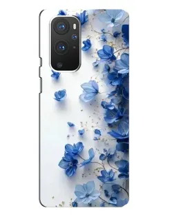 Чохол для OnePlus 9 Pro з картинкою «Блакитний квітковий каскад»