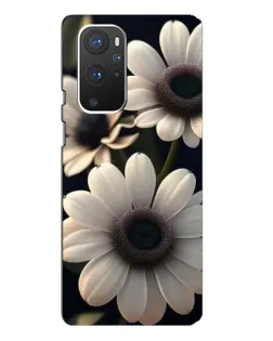 Чохол для OnePlus 9 Pro з картинкою «Білі маргаритки макро»