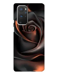 Чохол для OnePlus 9 Pro з картинкою «Шовкова чорна троянда»
