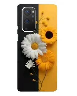 Чохол для OnePlus 9 Pro з картинкою «Соняшник та ромашка»