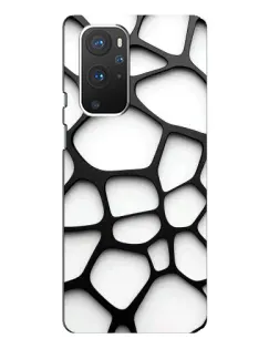 Чохол для OnePlus 9 Pro з картинкою «Біла об'ємна сітка» Чохол для OnePlus 9 Pro з картинкою «Біла об'ємна сітка»