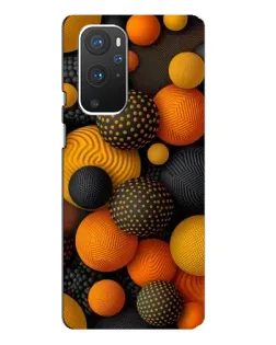 Чохол для OnePlus 9 Pro з картинкою «Об'ємні помаранчеві сфери» Чохол для OnePlus 9 Pro з картинкою «Об'ємні помаранчеві сфери»