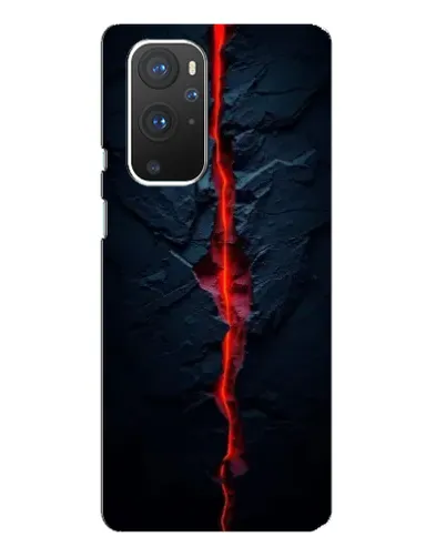 Чохол для OnePlus 9 Pro з картинкою «Червона лавова тріщина»