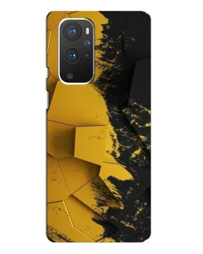 Чохол для OnePlus 9 Pro з картинкою «Золоті уламки геометрії»