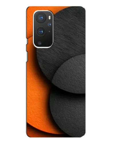 Чохол для OnePlus 9 Pro з картинкою «Геометрія помаранчевих кіл»