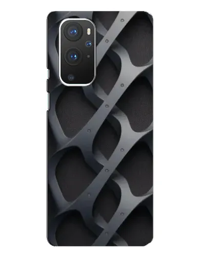 Чохол для OnePlus 9 Pro з картинкою «Об'ємне сіре плетіння»