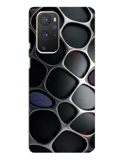 Чохол для OnePlus 9 Pro з картинкою «Об'ємна темна решітка» Чохол для OnePlus 9 Pro з картинкою «Об'ємна темна решітка»