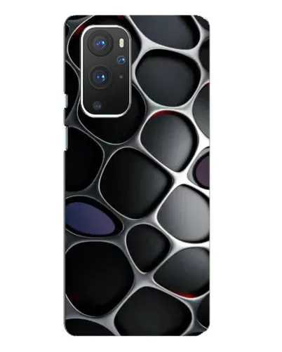 Чохол для OnePlus 9 Pro з картинкою «Об'ємна темна решітка»