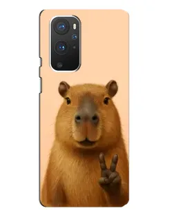 Чохол для OnePlus 9 Pro з картинкою «Капібара вікторія» Чохол для OnePlus 9 Pro з картинкою «Капібара вікторія»
