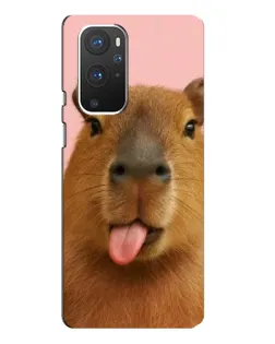 Чохол для OnePlus 9 Pro з картинкою «Капібара з язиком» Чохол для OnePlus 9 Pro з картинкою «Капібара з язиком»