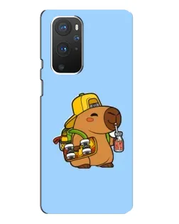 Чохол для OnePlus 9 Pro з картинкою «Капібара на скейті» Чохол для OnePlus 9 Pro з картинкою «Капібара на скейті»