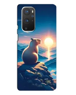 Чохол для OnePlus 9 Pro з картинкою «Захід сонця з капібарою» Чохол для OnePlus 9 Pro з картинкою «Захід сонця з капібарою»