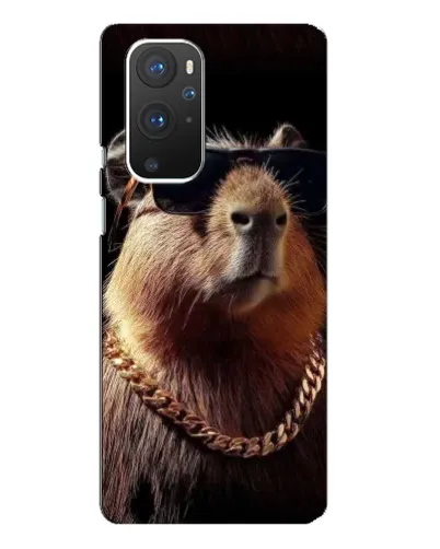 Чохол для OnePlus 9 Pro з картинкою «Капібара золотий ланцюг»