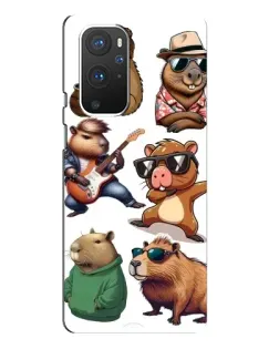 Чохол для OnePlus 9 Pro з картинкою «Круті капібари музиканти» Чохол для OnePlus 9 Pro з картинкою «Круті капібари музиканти»