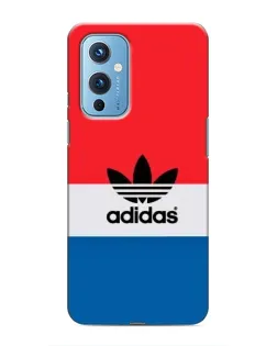 Чехол для OnePlus 9 с картинкой «Ретро блоки Adidas»