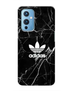 Чехол для OnePlus 9 с картинкой «Белый мрамор Adidas»