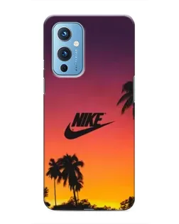 Чохол для OnePlus 9 з картинкою «Nike на заході сонця»