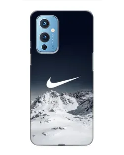 Чохол для OnePlus 9 з картинкою «Nike — зимові гори»