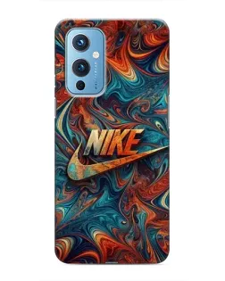 Чохол для OnePlus 9 з картинкою «Nike в абстракції»