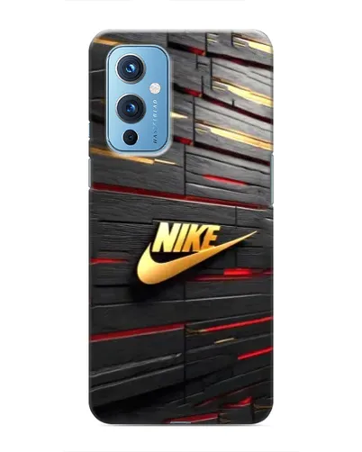 Чохол для OnePlus 9 з картинкою «Золотий Nike на металі» Чохол для OnePlus 9 з картинкою «Золотий Nike на металі»