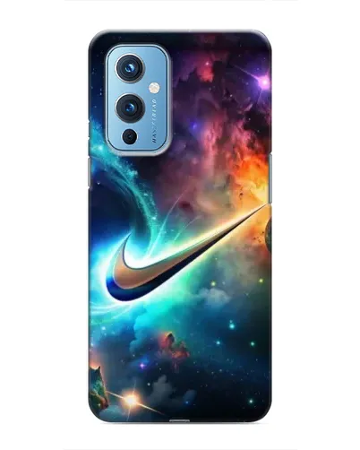 Чохол для OnePlus 9 з картинкою «Космічний Nike Swoosh» Чохол для OnePlus 9 з картинкою «Космічний Nike Swoosh»