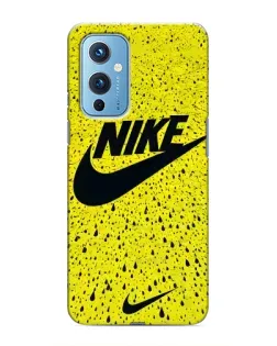 Чохол для OnePlus 9 з картинкою «Жовтий текстурний Nike»