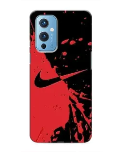 Чехол для OnePlus 9 с картинкой «Красные брызги Nike» Чехол для OnePlus 9 с картинкой «Красные брызги Nike»