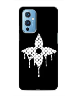 Чехол для OnePlus 9 с картинкой «Цветочная монограмма»