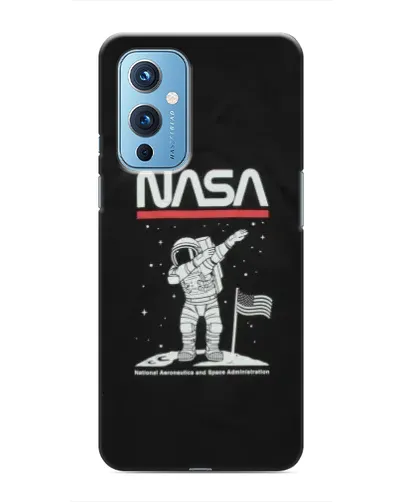 Чохол для OnePlus 9 з картинкою «NASA — крокуємо по Місяцю» Чохол для OnePlus 9 з картинкою «NASA — крокуємо по Місяцю»