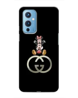Чохол для OnePlus 9 з картинкою «Мінні Маус на лого»