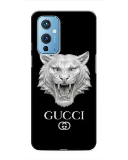 Чехол для OnePlus 9 с картинкой «Gucci — серебряный лев» Чехол для OnePlus 9 с картинкой «Gucci — серебряный лев»