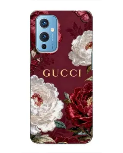 Чехол для OnePlus 9 с картинкой «Gucci — бордовые розы» Чехол для OnePlus 9 с картинкой «Gucci — бордовые розы»