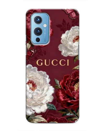 Чехол для OnePlus 9 с картинкой «Gucci — бордовые розы» Чехол для OnePlus 9 с картинкой «Gucci — бордовые розы»