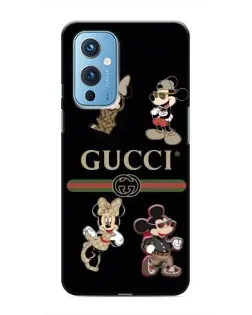 Чехол для OnePlus 9 с картинкой «Gucci — герои Disney и монограмма» Чехол для OnePlus 9 с картинкой «Gucci — герои Disney и монограмма»