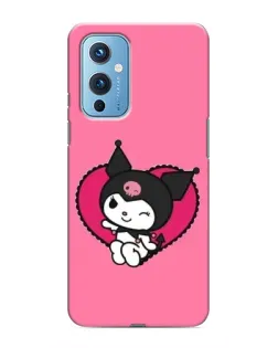 Чехол для OnePlus 9 с картинкой «Kuromi — любовь в сердце» Чехол для OnePlus 9 с картинкой «Kuromi — любовь в сердце»