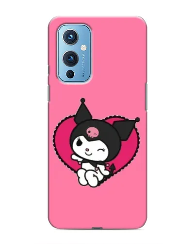 Чехол для OnePlus 9 с картинкой «Kuromi — любовь в сердце» Чехол для OnePlus 9 с картинкой «Kuromi — любовь в сердце»