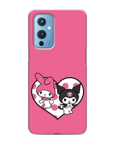 Чехол для OnePlus 9 с картинкой «Kuromi и My Melody» Чехол для OnePlus 9 с картинкой «Kuromi и My Melody»