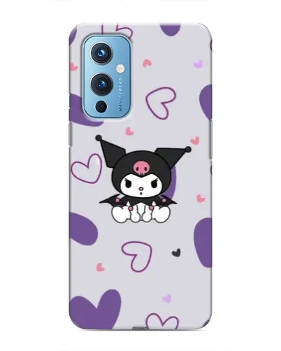 Чехол для OnePlus 9 с картинкой «Kuromi и лавандовые сердца» Чехол для OnePlus 9 с картинкой «Kuromi и лавандовые сердца»