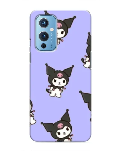 Чехол для OnePlus 9 с картинкой «Паттерн с Kuromi» Чехол для OnePlus 9 с картинкой «Паттерн с Kuromi»
