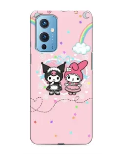 Чехол для OnePlus 9 с картинкой «My Melody и Kuromi» Чехол для OnePlus 9 с картинкой «My Melody и Kuromi»
