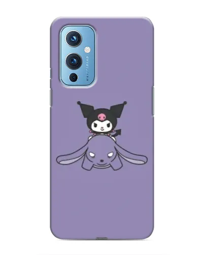 Чехол для OnePlus 9 с картинкой «Kuromi на лиловом фоне» Чехол для OnePlus 9 с картинкой «Kuromi на лиловом фоне»