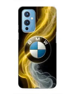 Чохол для OnePlus 9 з картинкою «Золотистий дим BMW»
