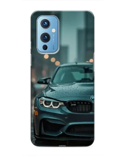 Чохол для OnePlus 9 з картинкою «BMW у вогнях міста» Чохол для OnePlus 9 з картинкою «BMW у вогнях міста»