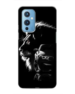 Чохол для OnePlus 9 з картинкою «BMW та лев»