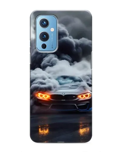 Чохол для OnePlus 9 з картинкою «BMW у диму» Чохол для OnePlus 9 з картинкою «BMW у диму»